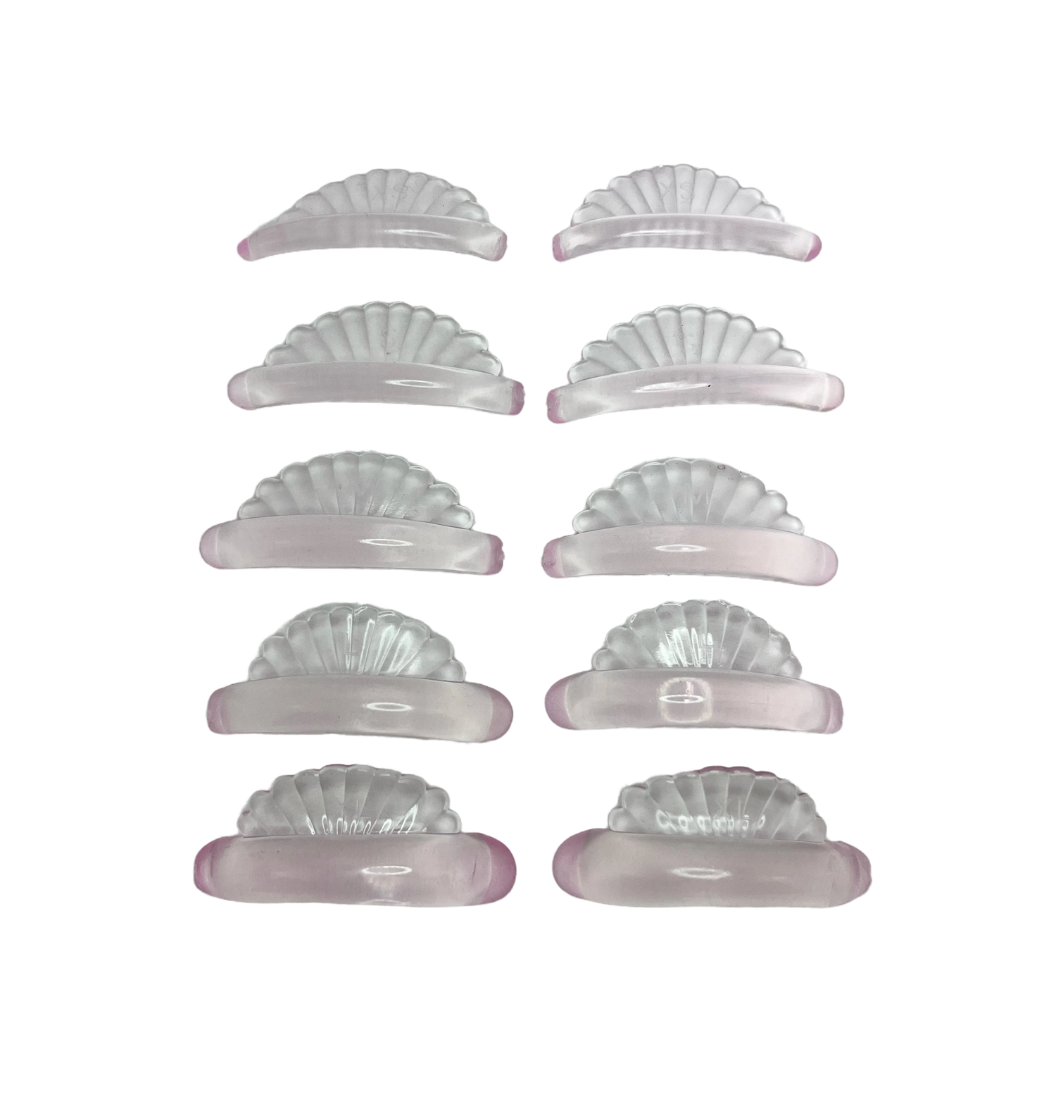 Pink Shell - Super Flexible, weiche und runde Silikonpads