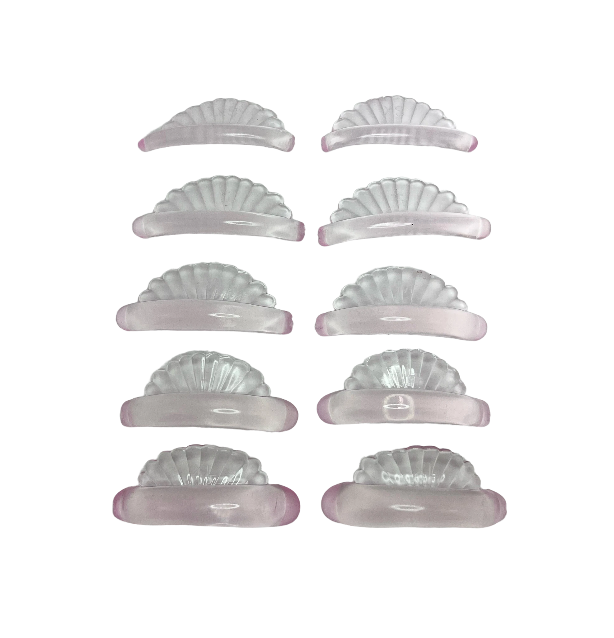 Pink Shell - Super Flexible, weiche und runde Silikonpads