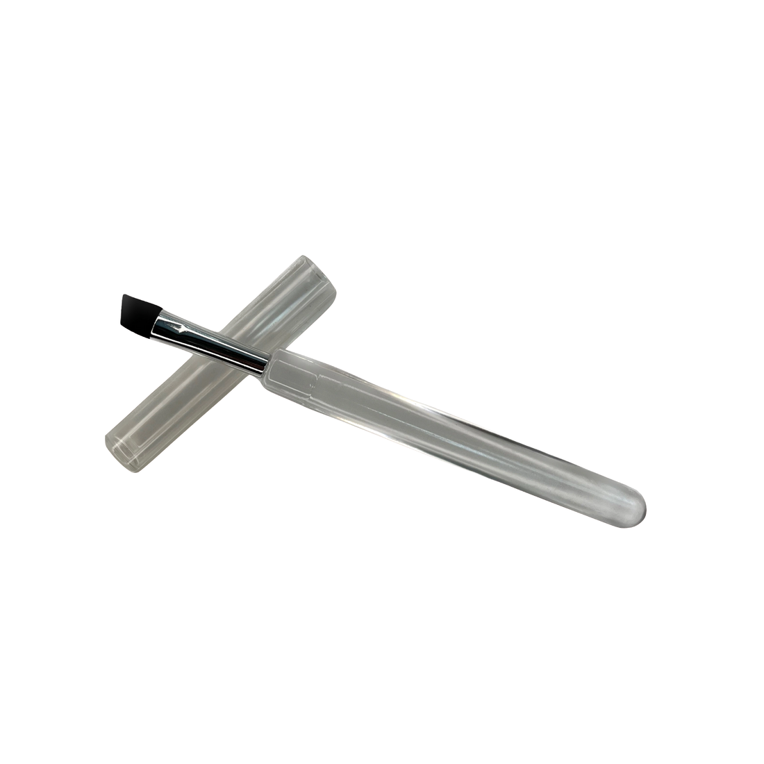 Schräger Silikonpinsel (schwarz)