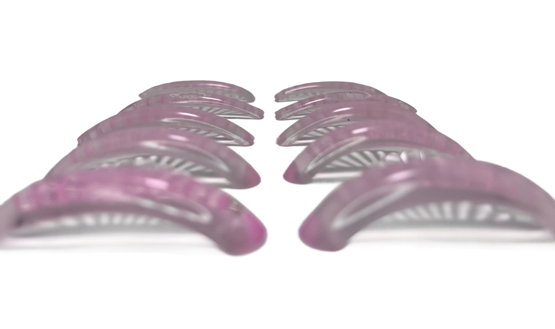 Pink Shell - Super Flexible, weiche und runde Silikonpads